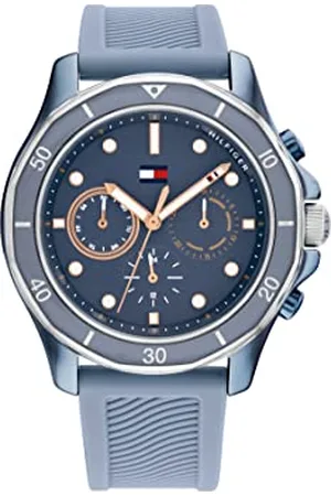 Tommy Hilfiger Analogue Multifunction Quartz Watch for Women with Silicone Bracelet - 1782571