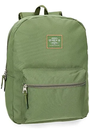 Pepe Jeans Cross Backpack Green 32x44x15 cms Polyester for 15.6" Laptop 21.12L