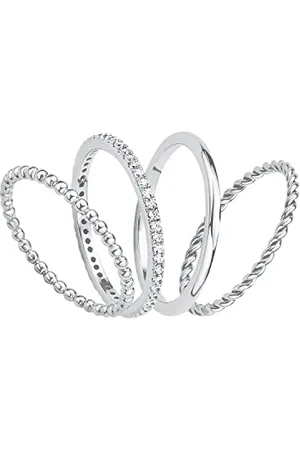 QS by s.Oliver Ring 925 Sterling woman Rings, with Zirconia synth., , comes in jewelry gift box