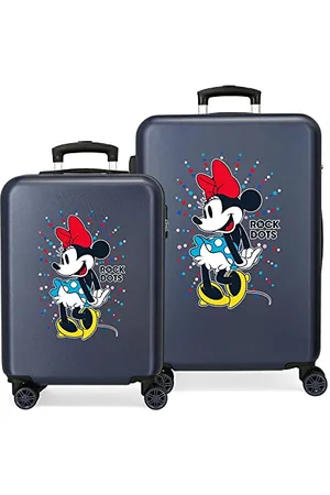 Disney Minnie Sunny Day Luggage Set 55/68 cm Rigid ABS Combination Lock 104 Litre 4 Double Wheels Hand Luggage