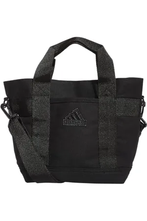 adidas Canvas Mini Sized Small Tote Bag, Black, One Size, Canvas Mini Sized Small Tote Bag