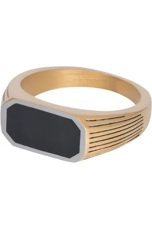 Ixxxi Men Men Signet Ring BMW, 19mm, Stainless Steel, No Gemstone