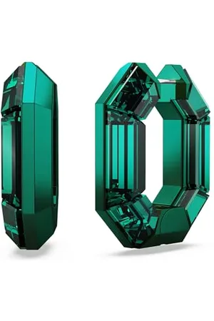 Swarovski Lucent hoop earrings, Octagon shape, Small