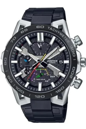 Casio Gents 55.60mm Solar Watch with Analogue dial and Metal Bracelet Strap EQB-2000DC-1AER
