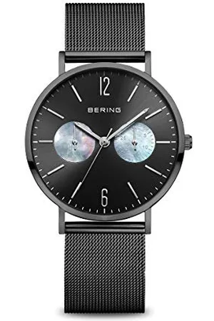 Bering Women Analog Quartz Classic Collection Watch with stainless steel Strap and Sapphire Crystal 14236-123