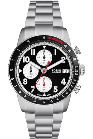 Fossil Sport Tourer Watch for Men, Chronograph Movement with Stainless Steel or Leather Strap, ,42 mm