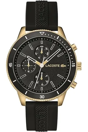 Lacoste Analogue Multifunction Quartz Watch for men with Black Silicone bracelet - 2010994