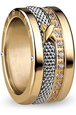 Bering Exchangeable Ring Combination for Women in Gold and Silver with the Distinctive Twist and Change System, Memel