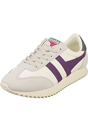 Gola Boston 78, Basket Femme, Off White/Foxglove/Ash, 38 EU