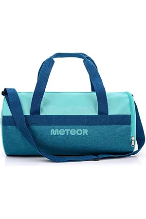 Meteor Sports Bag Gym Bag 25 L Holdall Shoe Compartment Pocket Men Women Duffel Shoulder Fitness Bag Swimming Pool Travel Holiday Cabin Luggage Overnight Camping kit Bag Small pe Duffle