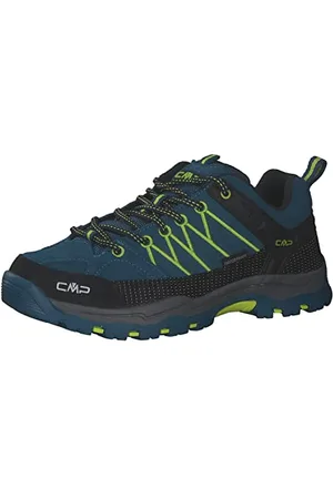 CMP Kids Rigel Low Trekking Shoes Wp Hiking, Deep Lake-Acido, 6.5 UK