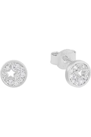 QS by s.Oliver Stud earrings 925 Sterling silver girls