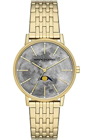 Armani Exchange Watch for Women, Quartz/Multi Movement, 36 mm Stainless Steel Case with a Stainless Steel Strap, AX5586