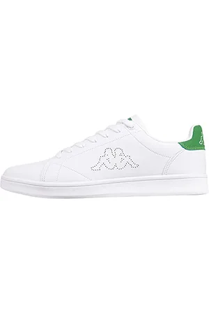 Kappa Unisex Limit Sneaker, White/Green, 12 UK