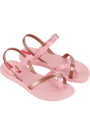 Ipanema Fashion Sand X Kids Flat Sandal, Pink, Metallic, 12.5 UK Child