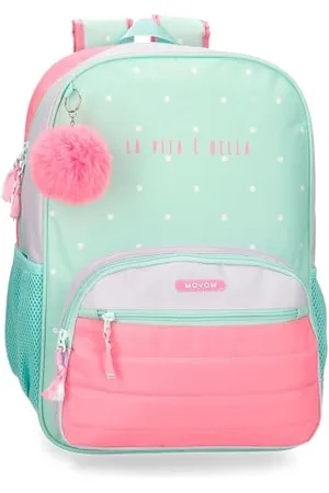 MOVOM La Vita è Bella School Backpack 31x42x13cm Polyester 16.93L, , School Backpack