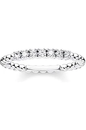 Thomas Sabo Ring balls with white stones 925 sterling TR2323-051-14-48