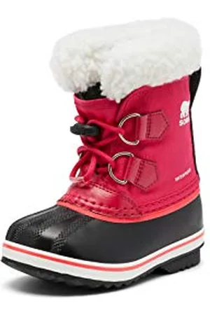 sorel Yoot Pac Nylon Wp Unisex Kids Winter Boots, Bright Rose 2023, 8 UK