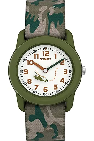 Timex Kids T781414E Camouflage Time Teacher Fabric Strap Watch