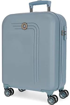 MOVOM Riga Blue Cabin Suitcase 40x55x20 cm Rigid ABS Combination lock 37 Litre 2.8 Kg 4 Double Wheels Hand Luggage