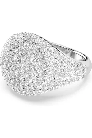 Swarovski Meteora cocktail ring, , Rhodium plated