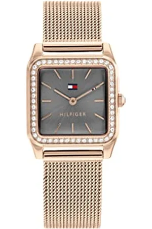 Tommy Hilfiger Analogue Quartz Watch for Women with Carnation Gold Colored Stainless Steel Bracelet - 1782610