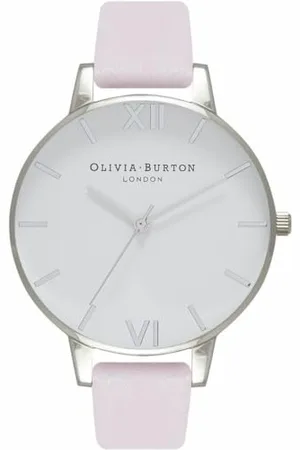 Olivia Burton Analogue Quartz Watch for Women with Blush Leather Strap - OB16BDW34