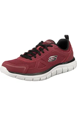 Skechers Scloric - Sneakers Mens, Red, 11.5 UK