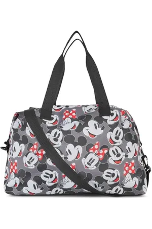 Disney Mickey & Minnie Mouse Tote Duffel Bag All Over Print Travel Carry-On, , One Size