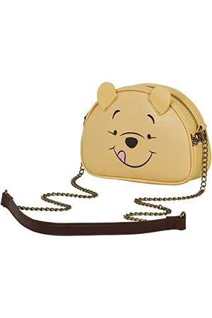 Disney Face-Heady Shoulder Bag, Yellow