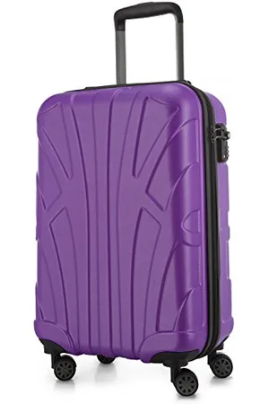 SUITLINE Hand Luggage, Cabin Trolley, Hardshell Suitcase, 100% ABS, 55 cm, 34 liters
