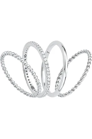 QS by s.Oliver Ring 925 Sterling woman Rings, with Zirconia synth., , comes in jewelry gift box