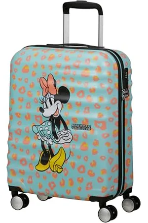 American Tourister American Tourist Wavebreaker Disney Fl - Spinner S, Hand Luggage, 55 cm, 36 l, Multicolored (Minnie Pastel Dots)