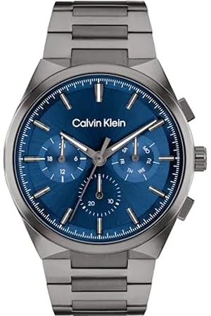 Calvin Klein Analogue Multifunction Quartz Watch for Men DISTINGUISH Collection with Stainless Steel Bracelet - 25200443