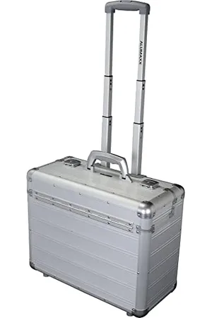 Alumaxx Attaché Venture Laptop Case, , 38,5 × 47,5 × 22,5 cm, Discovery Pilot case, Silver, matt