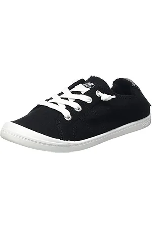 Roxy Bayshore Shoes for Women Sneaker, Black/Anthracite, 7 UK
