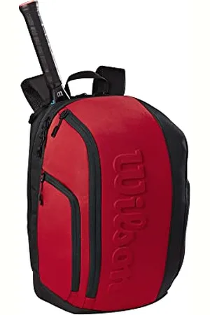 Wilson Super Tour Backpack Clash V2.0 Racket, Adults Unisex, Black/Red/ (Multicolor), One Size