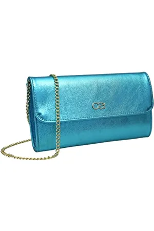 Alessandro Leather Clutch Bag with Separate Compartments 26 cm x 15 cm x 5 m, , One Size