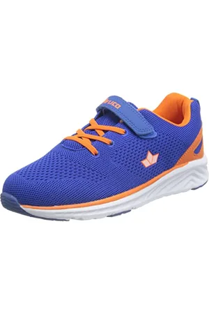 LICO Marin VS Sneaker, Blue/Orange, 1.5 UK Child