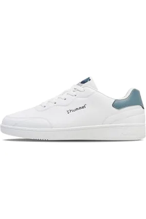 Hummel Unisex Match Point Sneaker, White/Stormy Weather, 5.5 UK
