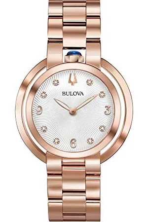 BULOVA Mens Analogue Classic Quartz Watch with Stainless Steel Strap 97P130