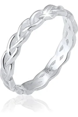 Elli Ring Ladies Braided Infinity Knot Trend in 925 Sterling Silver