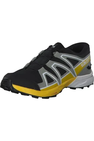 Salomon Speedcross Clima Waterproof Kids Outdoor Shoes, Precise fit, Grip, and Practical Comfort, Black, 12-K