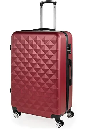 Itaca Hard Shell Suitcase Set of 2-4 Double Wheel ABS Luggage Sets 3 Piece with TSA Combination Lock - Resistant and Lightweight Hard Suitcase Set in Small Cabin Size, Medium and Large
