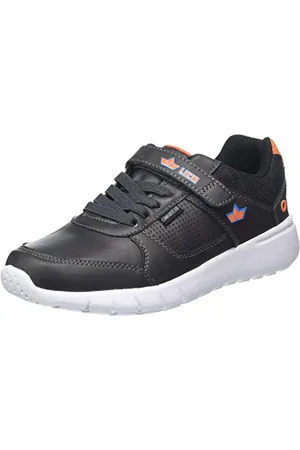 LICO Mat VS Sneaker, Anthracite, Orange, Blue, 6 UK
