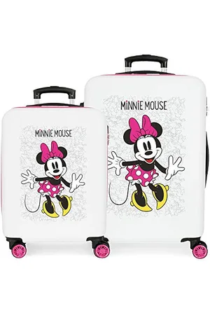 Disney Minnie Enjoy the Day Luggage Set 55/68 cm Rigid ABS Combination lock 104 Litre 4 Double Wheels Hand Luggage
