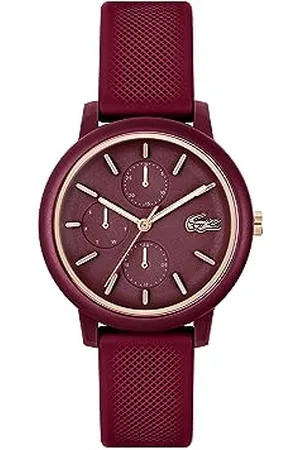 Lacoste Analogue Multifunction Quartz Watch for Women .12.12 Multi Collection with Silicone Bracelet - 2001328