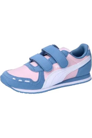PUMA Unisex Kids Cabana Racer Sl 20 V Ps Sneakers, Whisp Of Pink- White-Zen Blue, 11 UK