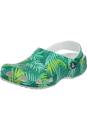 Crocs Unisex Classic Printed Floral Clogs, , 3 UK