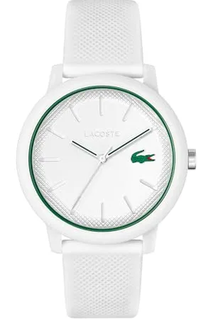 Lacoste Analogue Quartz Watch for Men with White Silicone Bracelet - 2011169